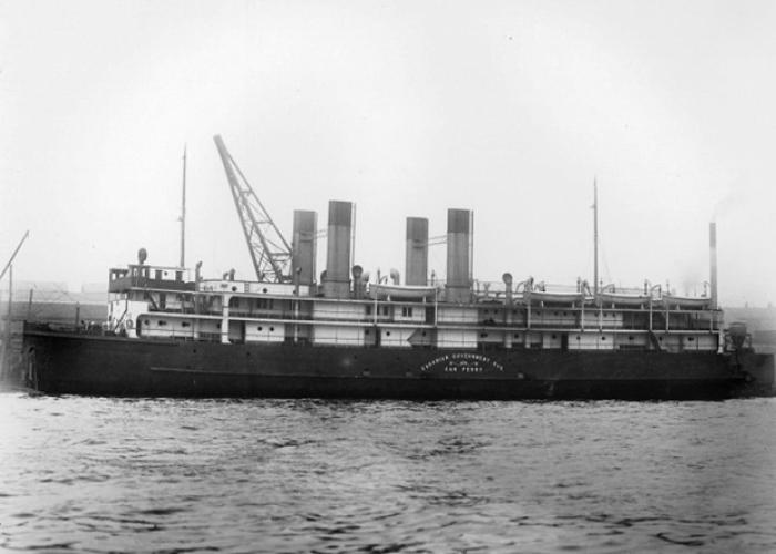 the ss prince edward island docked