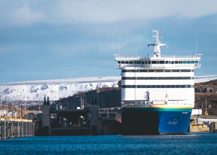 Marine Atlantic Ferry on the water