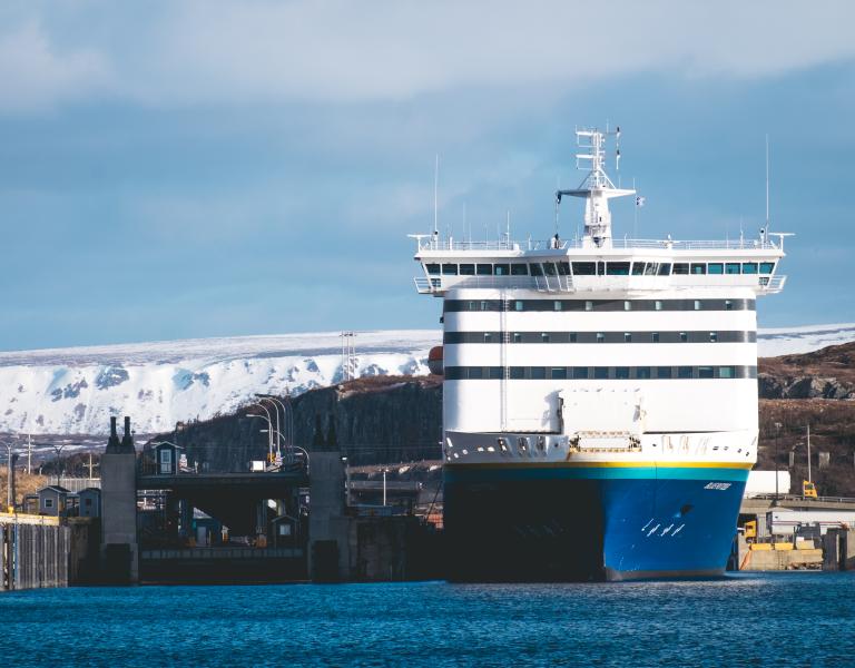 Marine Atlantic Ferry on the water